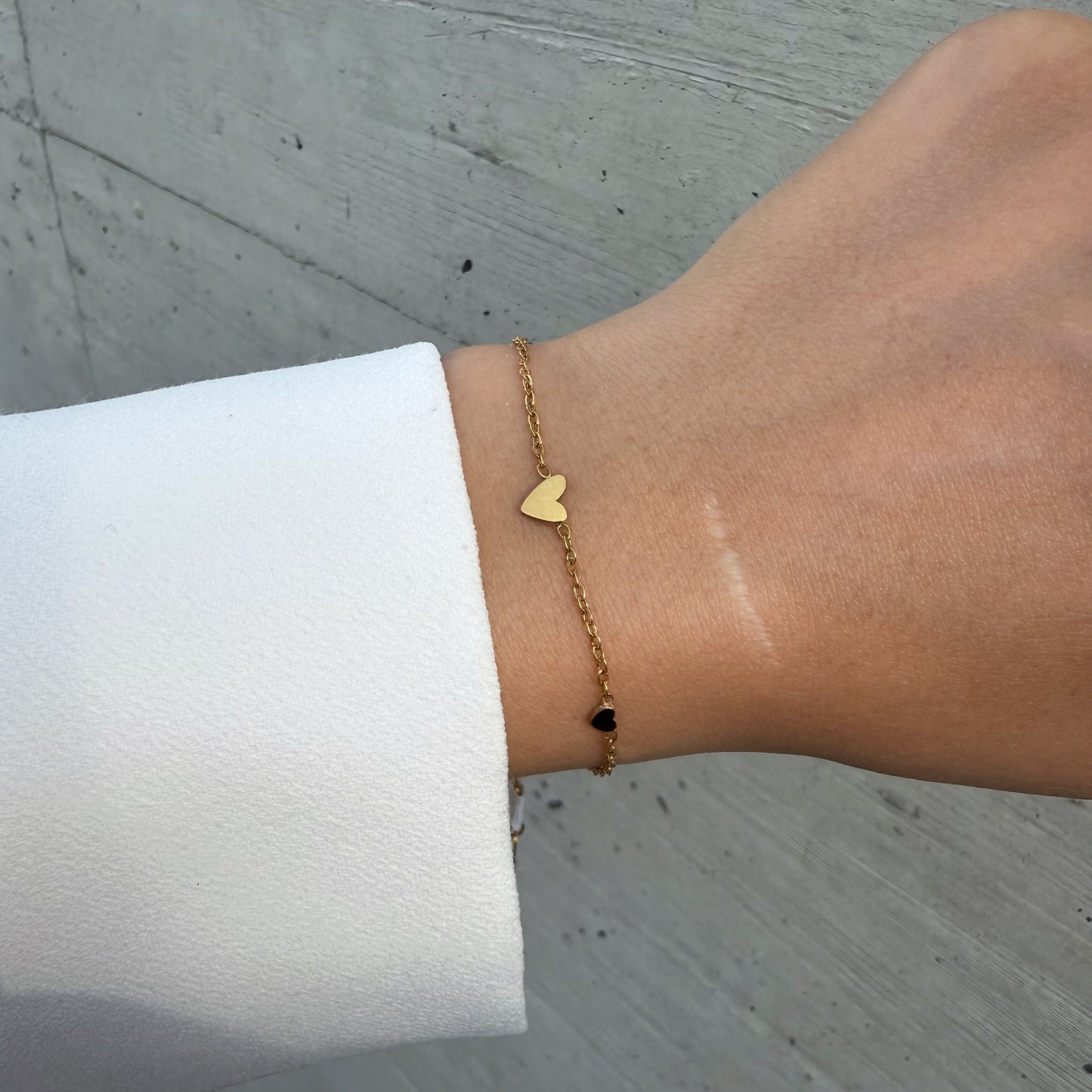 THREE HEART BRACELET
