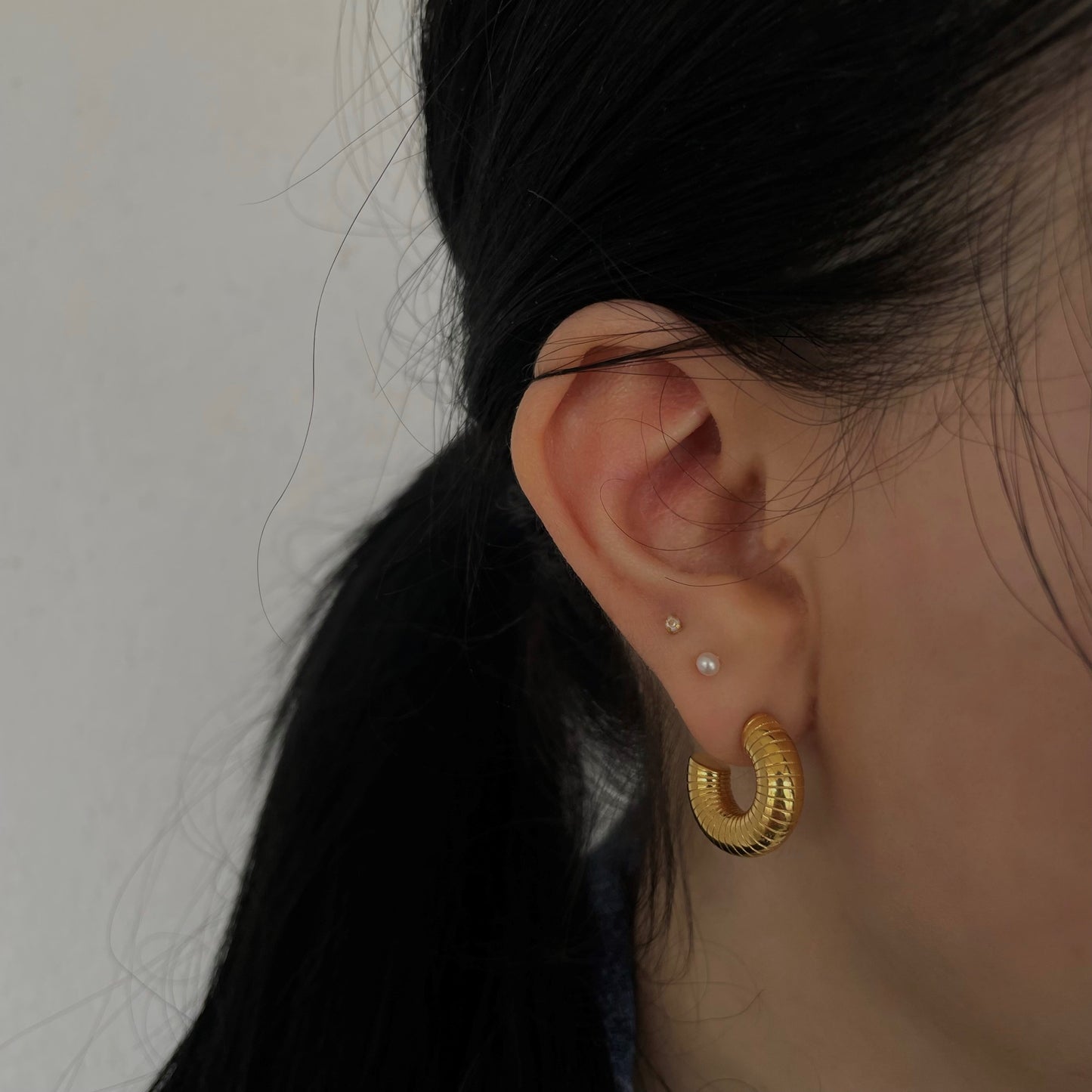 CHUNKY SNAKE EARRING