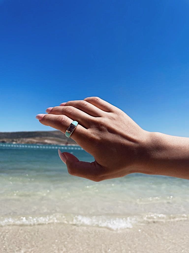 TURQUOISE DIAMOND RING